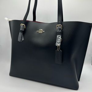 New Coach Mollie Tote Leather Bag